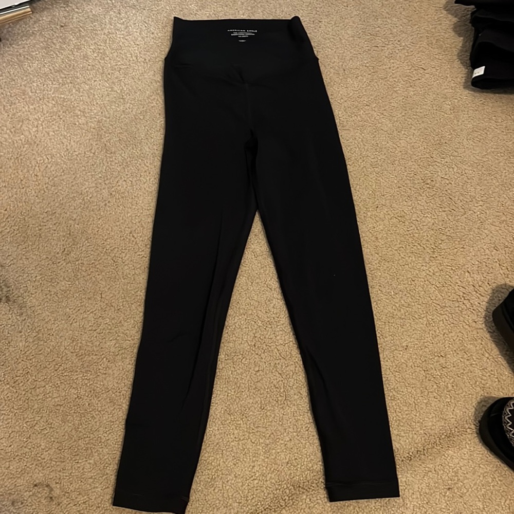 American Eagle Crossover Leggings, Black size XS Regular